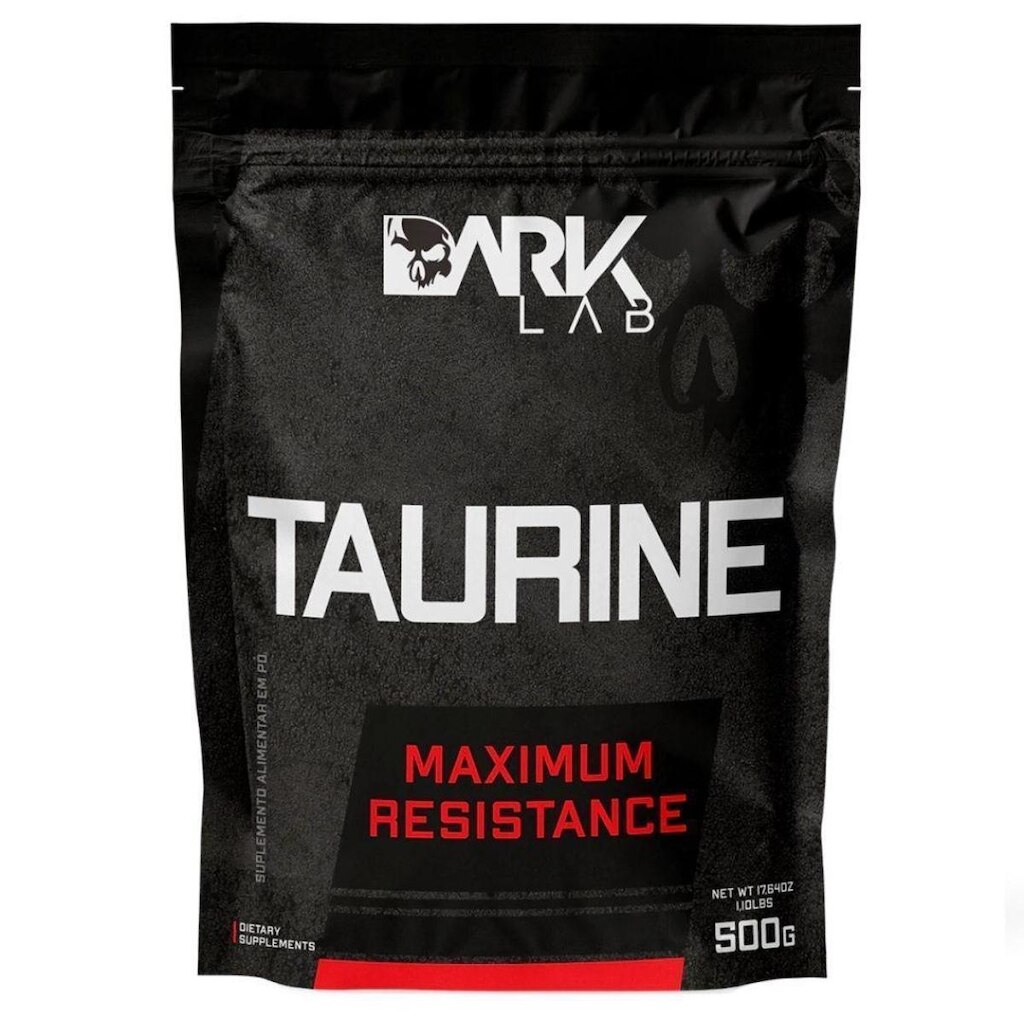 L - Taurina - 100% Pura Importada Refil 500g Dark Lab