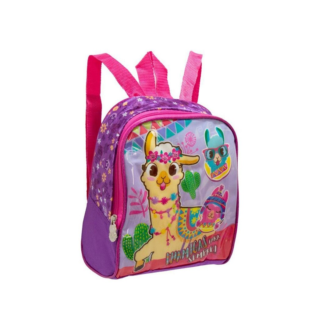 LANCHEIRA INFANTIL ESCOLAR FEMININA LHAMAS BOLSA MENINAS