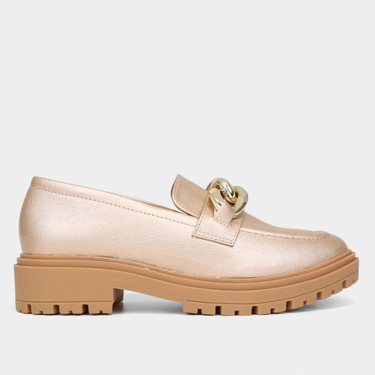 Loafer Vizzano Detalhe Corrente Tratorado Feminino - Dourado é ruim? Loafer Vizzano Detalhe Corrente Tratorado Feminino - Dourado é boa?