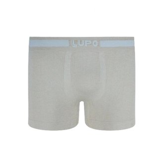 Lupo Kids Cueca Boxer Sem Costura Areia