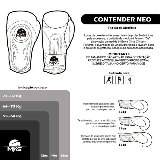Luva de Boxe MKS Contender Neo