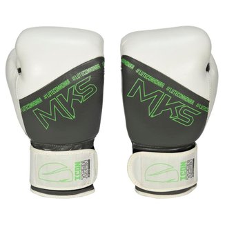 Luva de Boxe Muay Thai Profissional Couro MKS Icon