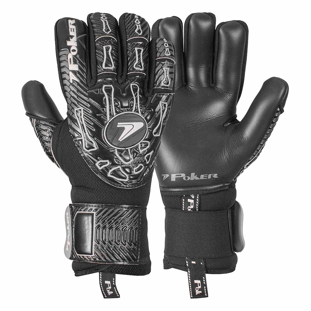 Luva de Goleiro Campo Profissional Poker Hug Flex