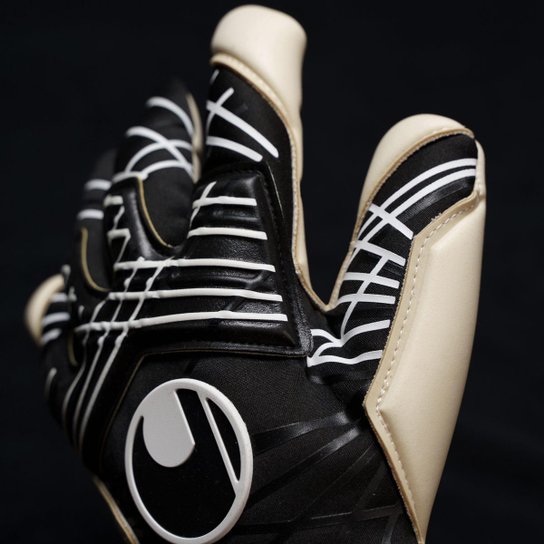 Luva De Goleiro Uhlsport Nite Absolutgrip SC - E Branco