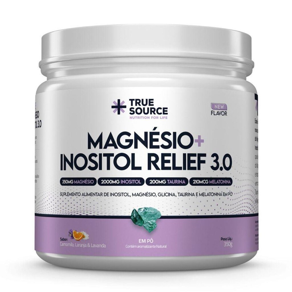 Magnesio Bisglicinato Inositol 3.0 350g Camomila True Source