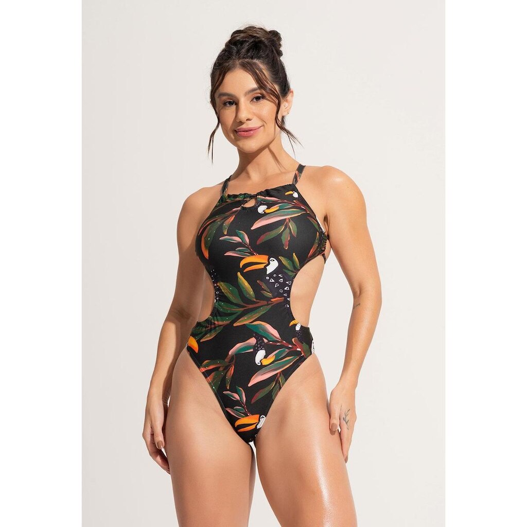Maiô Feminino Engana Mamãe Estampado Moda Praia Asa Delta Mvb Modas