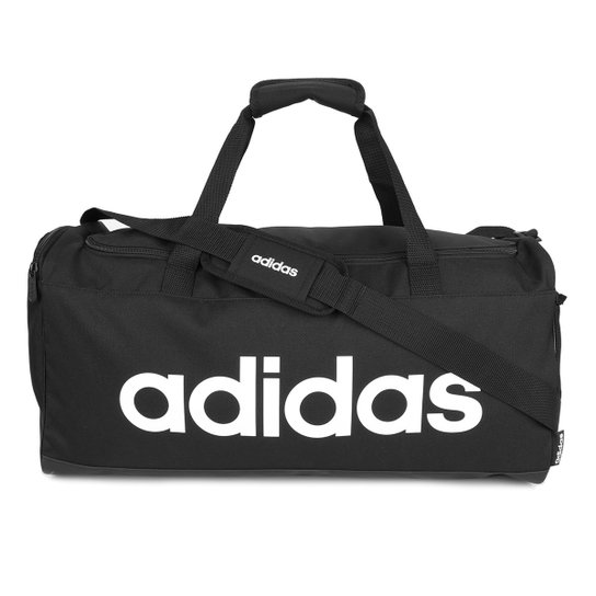 Mala Adidas Lin Duffle - Preto+Branco