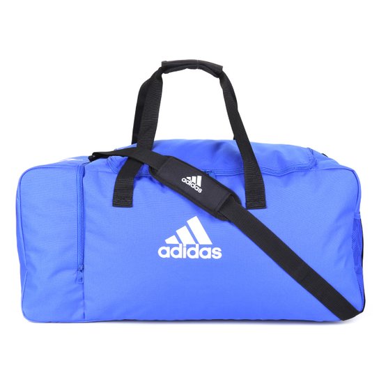 Mala Adidas Tiro Duffel Grande - Azul+Branco