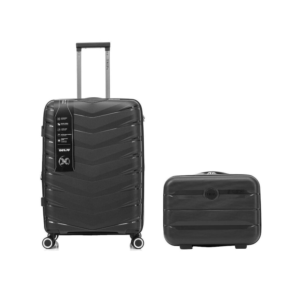 Mala Bordo Expansível Cadeado TSA Original Antifurto Padrão ANAC Rodas 360° Removíveis + Frasqueira