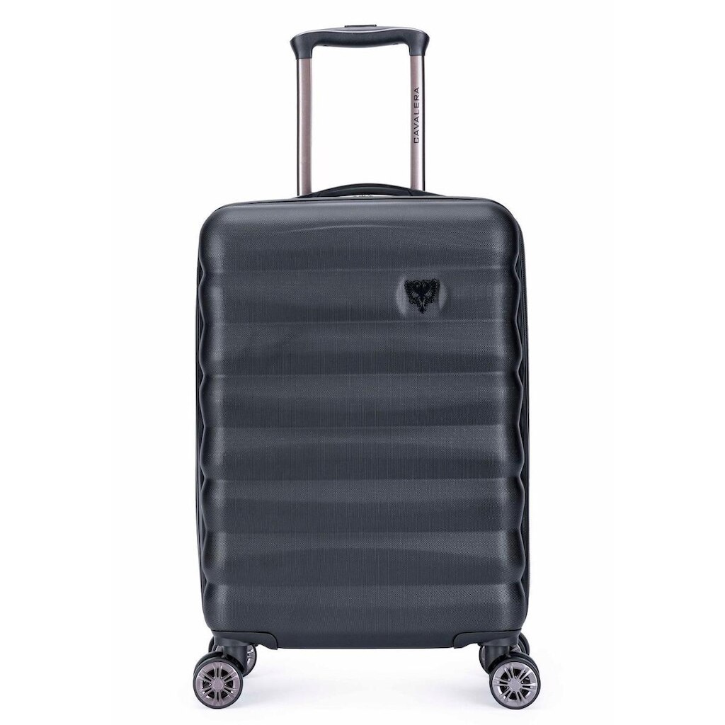 Mala Viagem ABS Cavalera Reforçada Cadeado Roda 360º PP - Preta