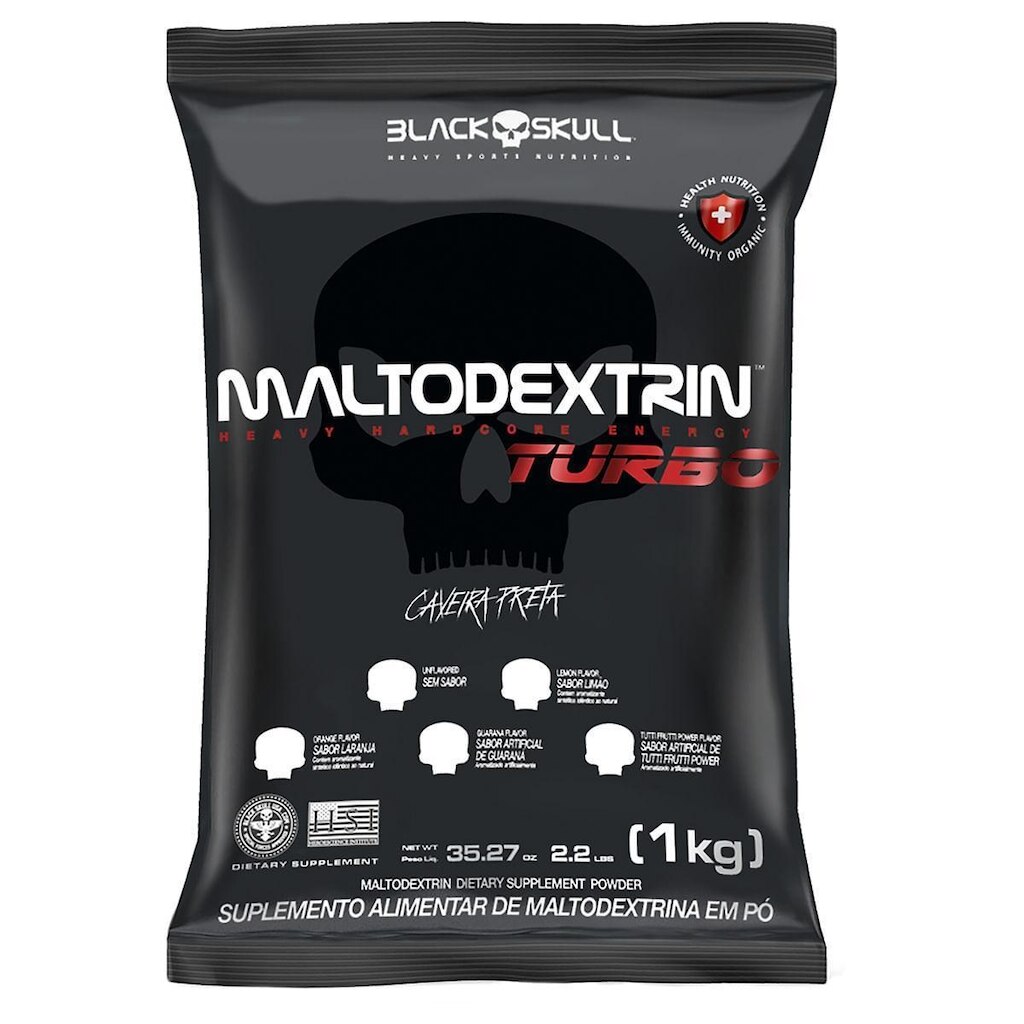 Maltodextrin Turbo Refil - 1Kg -Black Skull