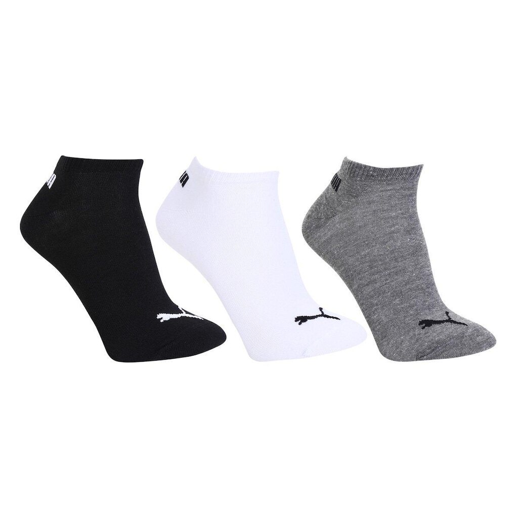 Meia Cano Baixo Puma Logo Pacote c/ 3 Pares