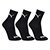 Meia Cano Médio Puma Logo c/ 3 Pares - Preto