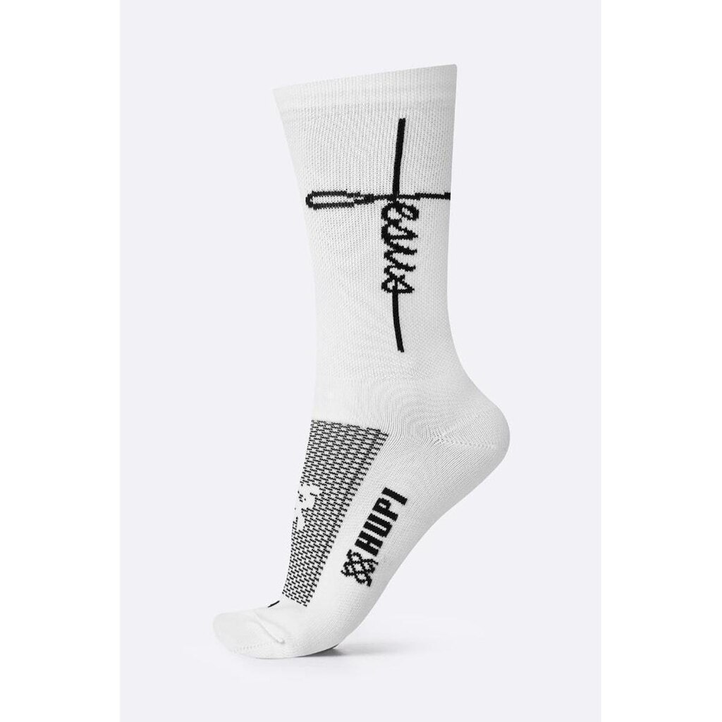 Meia HUPI Branco/Preto Plus (42 a 46)