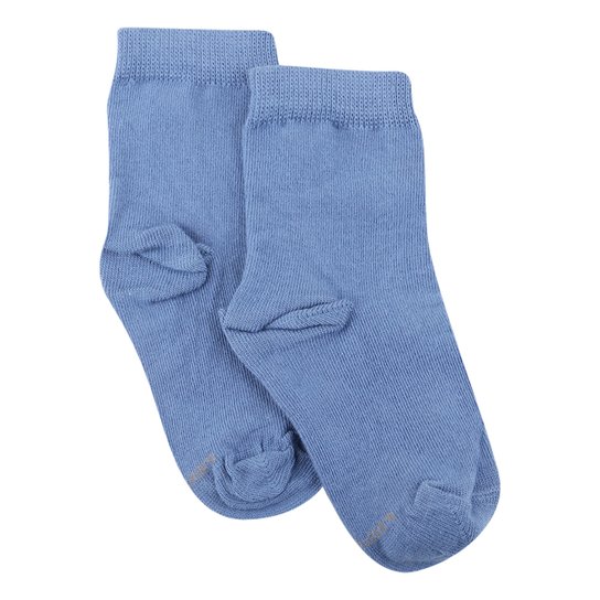 Meia Infantil Cano Médio Lupo Básica Masculina - Azul