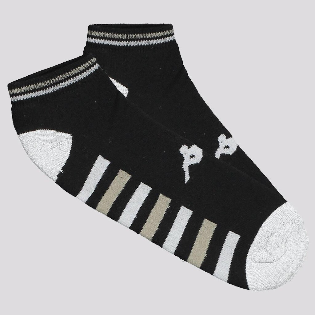 Meia Kappa Comfort Cano Baixo Preta