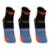 Meia Lupo 15424 Running Power Fit Anti Bolha Kit 3 Pares - Preto