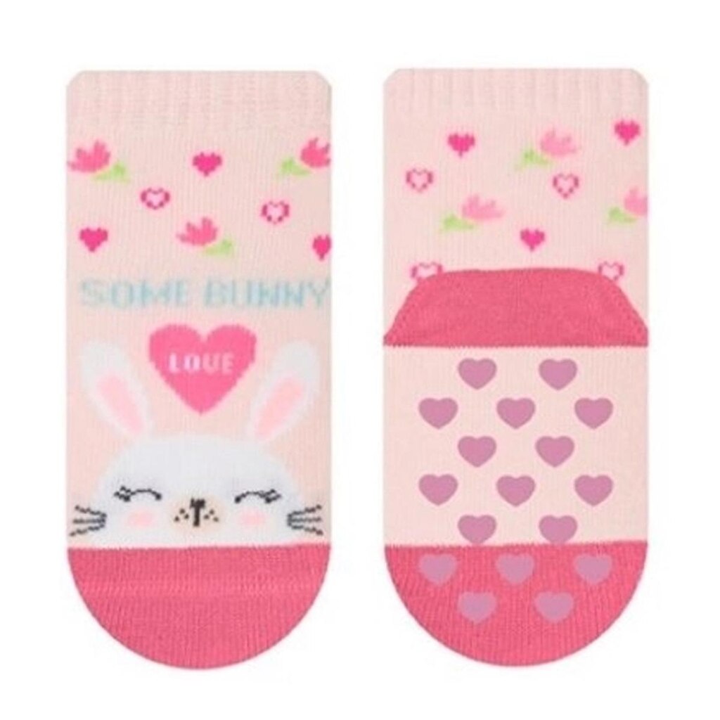 Meia para bebê antiderrapante estampada de menina Selene