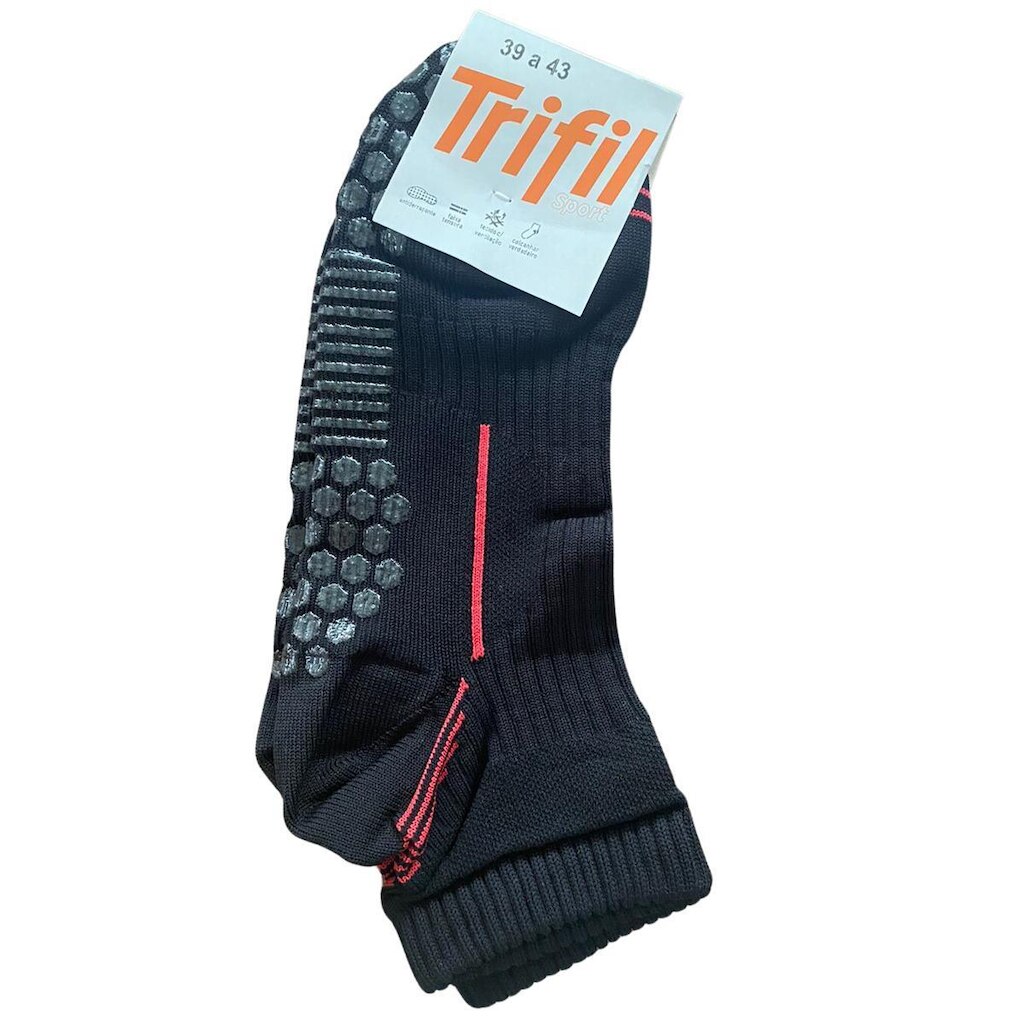 Meia Trifil 6037 Antiderrapante Hidroginástica Pilates Cano Médio