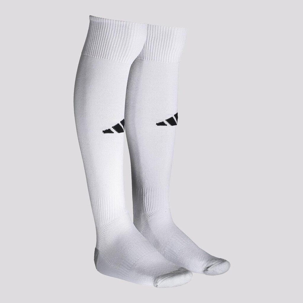 Meião Adidas Milano 23 Branco e Preto