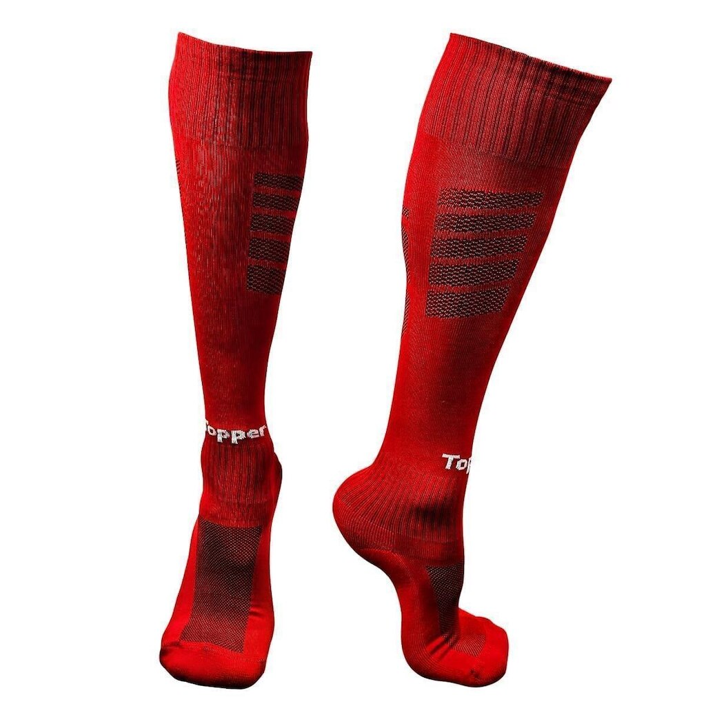 Meião Topper Futebol Cup Vermelho Infantil 29-32 Original