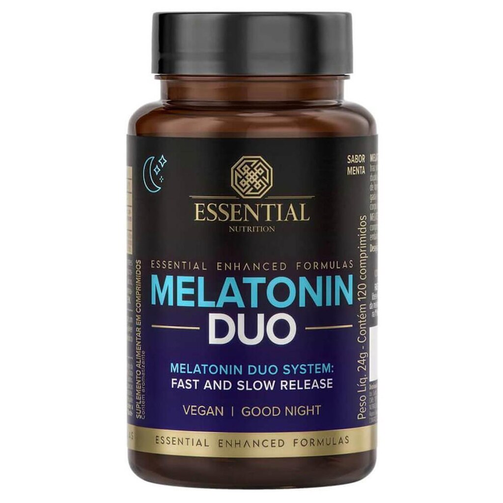 Melatonina Duo 120 Cápsulas – Essential Nutrition