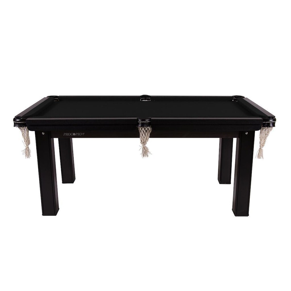 Mesa Sinuca Bilhar MDF 1.85 x 1.07 Procópio - Preto