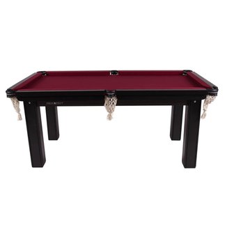 Mesa Sinuca Bilhar MDF 1,85x1,07 com kit Procópio - Vinho
