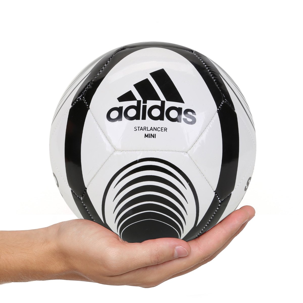 Mini Bola Adidas Starlancer - Branco+Azul | Clube Netshoes