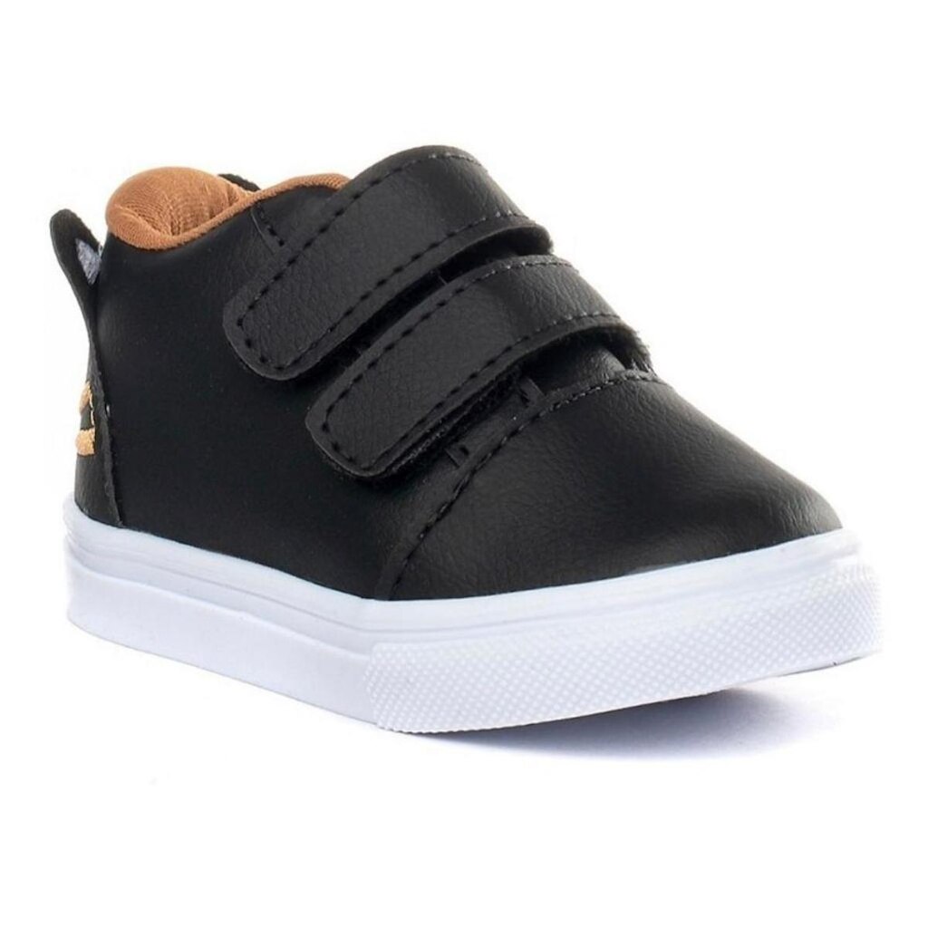 Mini Feet Infantil Leve e Confortável Menino Para os Pequenos Preto e Marrom