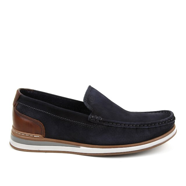 Mocassim Couro Democrata Flow Masculino
