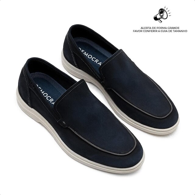 Mocassim de Couro Democrata Masculino Tulum 647101