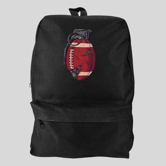 Mochila Bolsa Masculina Basica Escolar Pega a Visão Bola Beisebol