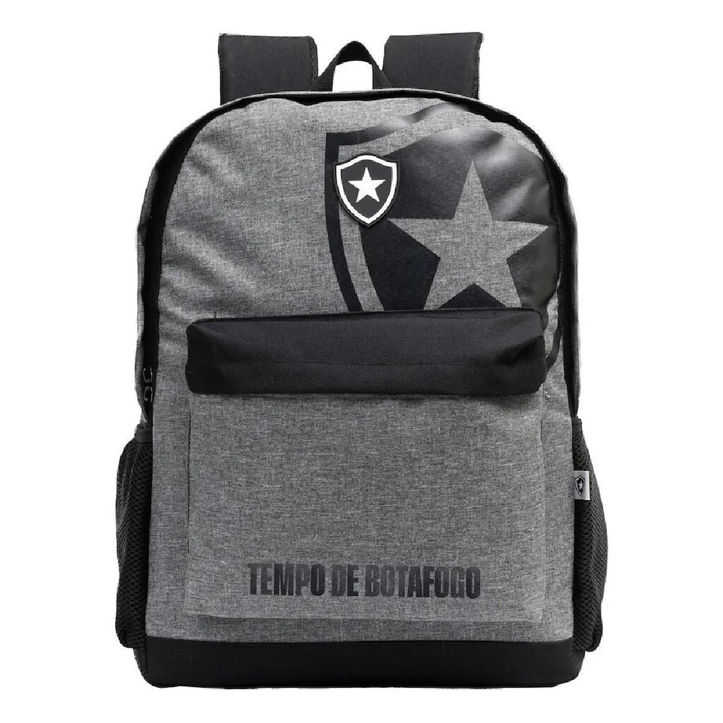 Mochila Botafogo Escolar Esportiva Xeryus Cinza Oficial
