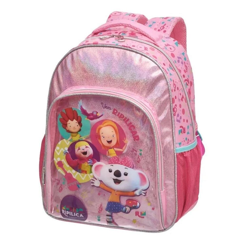 Mochila de Costas Pacific Mundo Lilica Vem Dançar Rosa