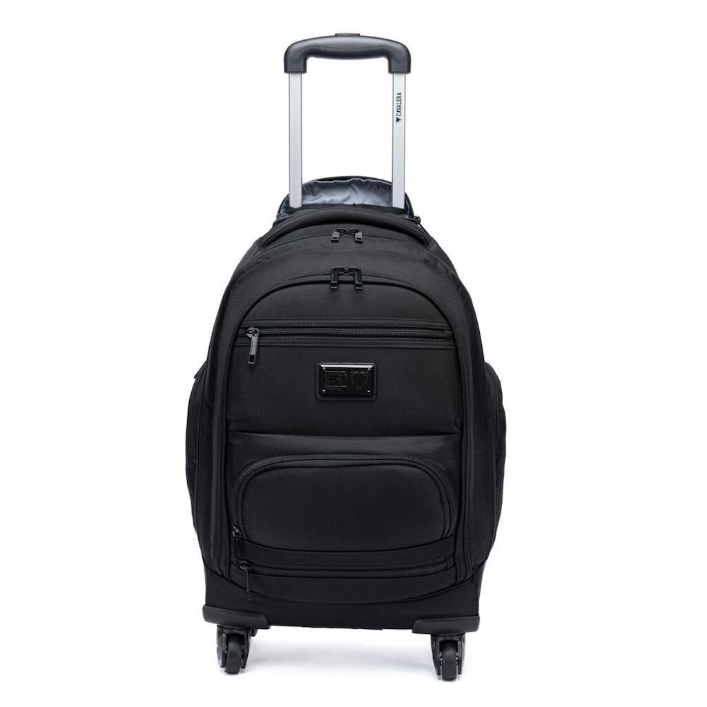Mochila de Rodinha Cavalera Masculina Adulto Reforçada Executiva 36 Litros