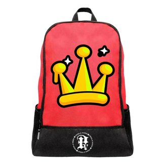 Mochila Escolar Basica Pega a Visão Estampado Coroa Masculina