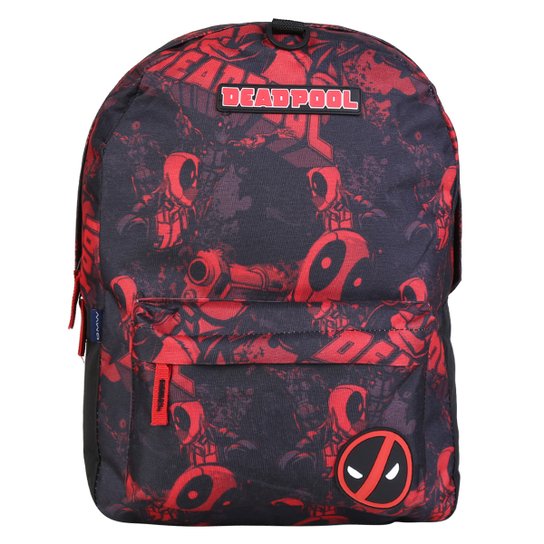 Mochila Escolar Infantil DMW Sound Deadpool - Preto+Vermelho Menor preço em Mochila Escolar Infantil DMW Sound Deadpool - Preto+Vermelho
