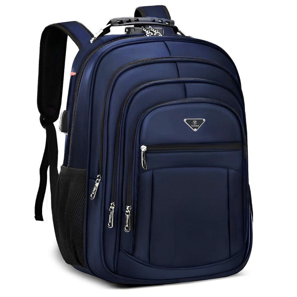 Mochila Executiva Notebook Impermeável Reforçada Senha Antifurto Faculdade Trabalho com Porta USB