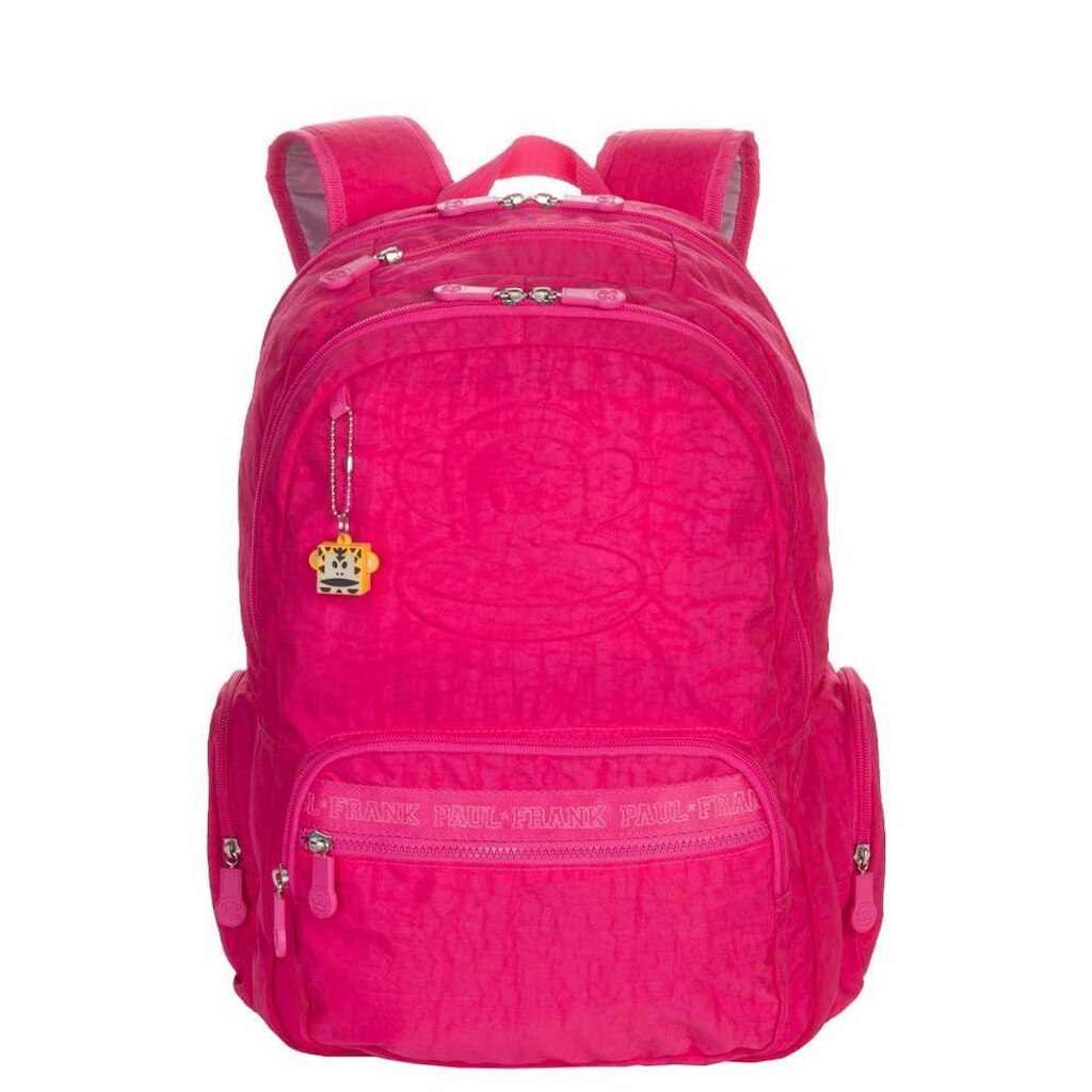 Mochila Grande 2 Compartimentos Paul Frank T03 - Dark Pink