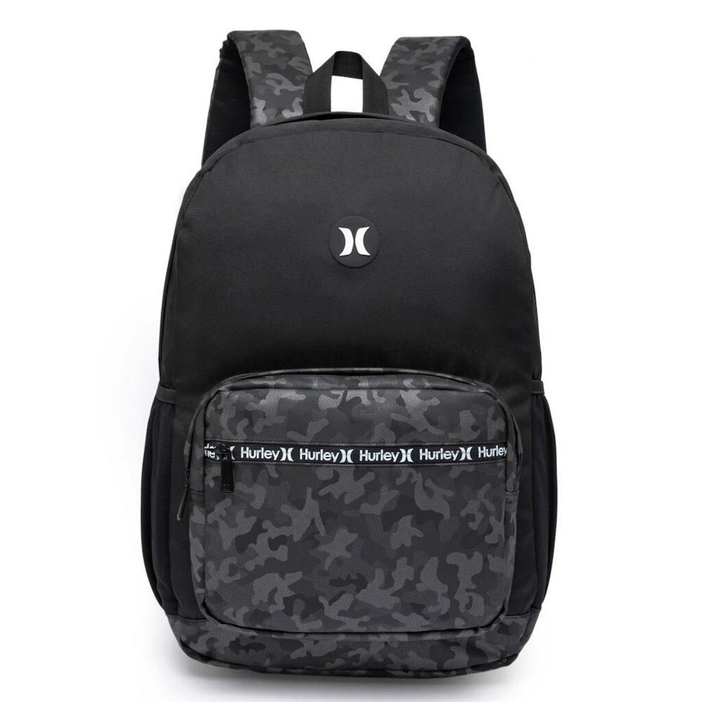 Mochila Hurley Casual Notebook Grande Resistente Faculdade Espaçosa 15 Litros