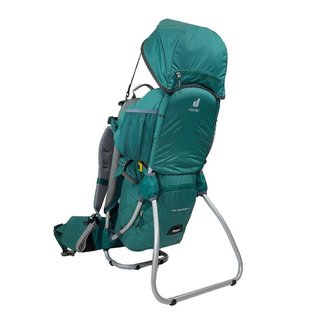 Mochila Kid Comfort I Set Deuter Carregador de Bebê com Toldo Solar Sun Roof