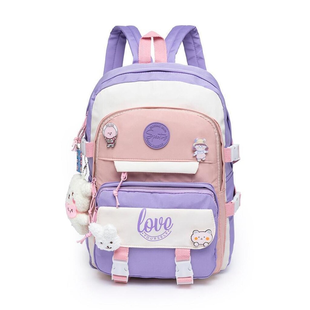 Mochila Spector Feminina Escolar Reforçada Espaçosa 14 Litros