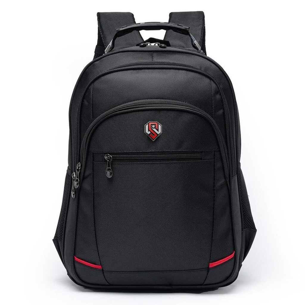 Mochila Swissport Executiva Masculina Resistente Notebook Cabo De Aço 20 Litros