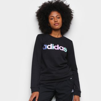 Moletom Adidas Essentials Linear Feminino