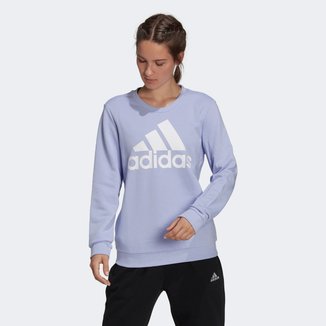 Moletom Adidas Essentials Logo Adidas Feminino