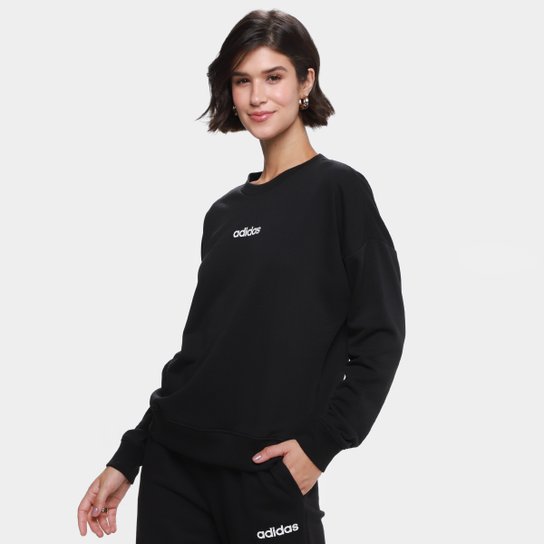 Moletom Adidas Logo Linear Feminino