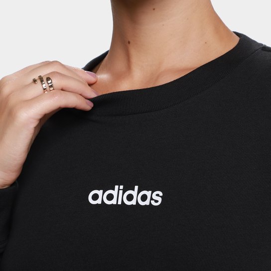 Moletom Adidas Logo Linear Feminino