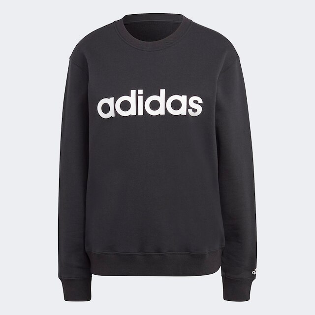 Moletom Adidas Logo Linear Sem Capuz Feminino