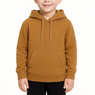 Moletom Canguru Infantil Unissex United - branco - 12